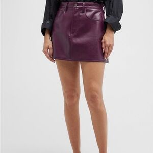 Citizens of Humanity leather skirt